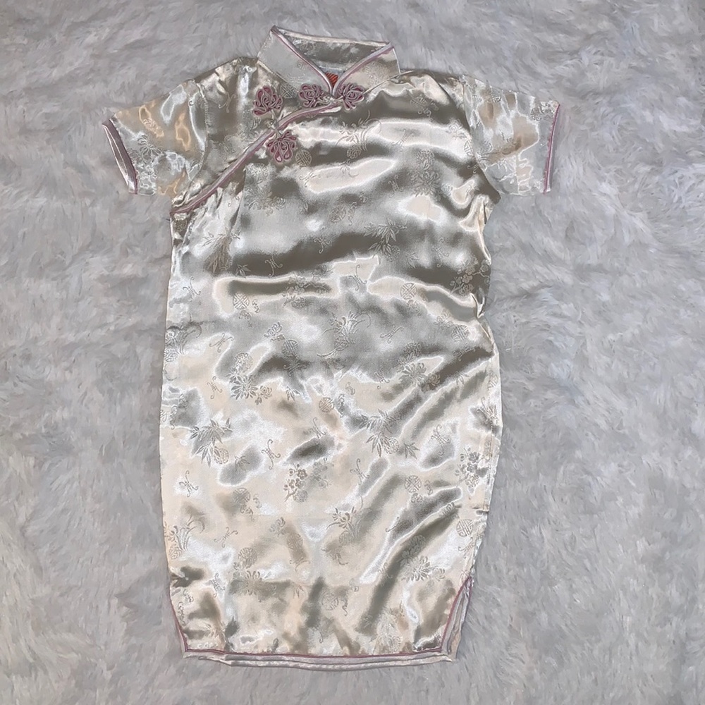 Oriental silk dress